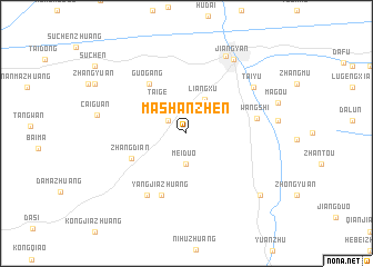 map of Mashanzhen