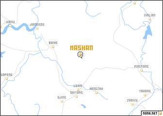 map of Mashan