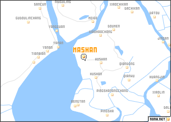 map of Mashan