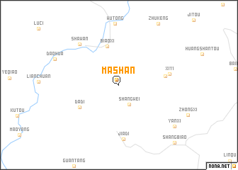 map of Mashan