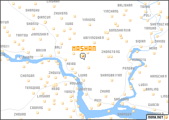 map of Mashan