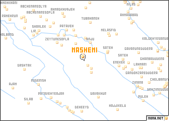 map of Māshemī