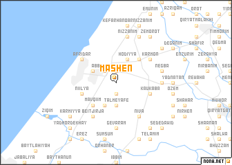 map of Mash‘en