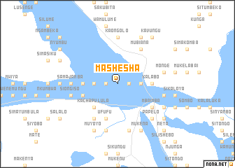 map of Mashesha