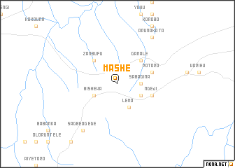 map of Mashe