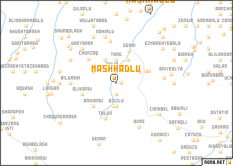 map of Mashhadlū