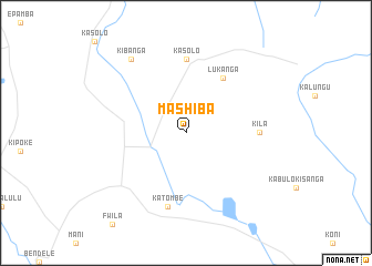 map of Mashiba