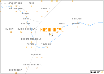 map of Māshī Kheyl