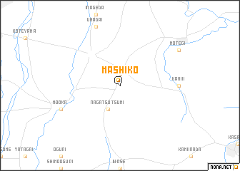 map of Mashiko
