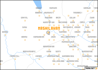 map of Mashi Lawan