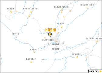 map of Ma‘shī