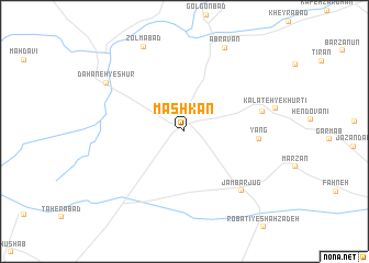 map of Mashkān