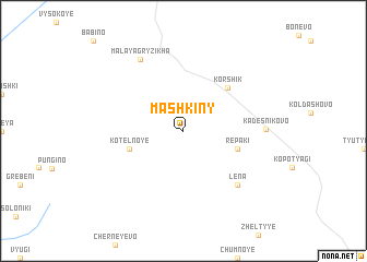 map of Mashkiny