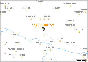 map of Mashkovtsy