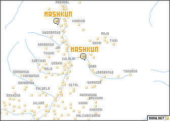 map of Māshkūn