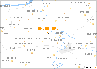 map of Mashonovo