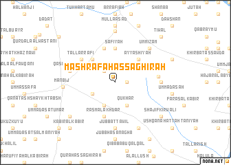 map of Mashrafah aş Şaghīrah