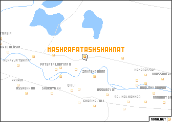 map of Mashrafat ash Shaḩnāt