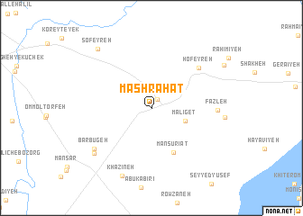 map of Mashraḩāt