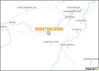 map of Mashtá al Anad