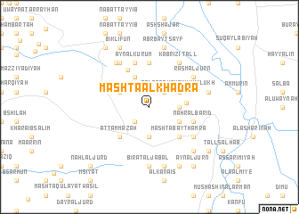 map of Mashtá al Khaḑrāʼ