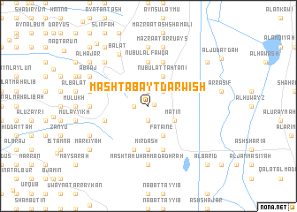 map of Mashtá Bayt Darwīsh