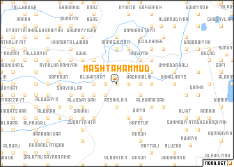 map of Mashtá Ḩammūd