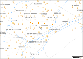 map of Mashtūl as Sūq