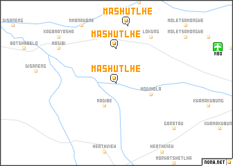 map of Mashutlhe