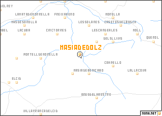 map of Masía de Dolz