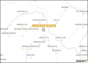 map of Masía de Isidro