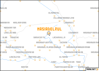 map of Masía del Rul