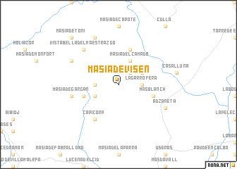 map of Masía de Visen