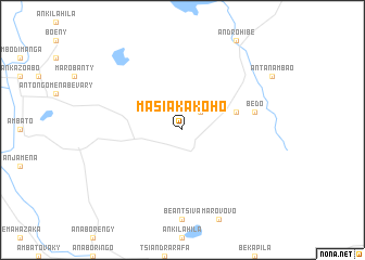 map of Masiakakoho