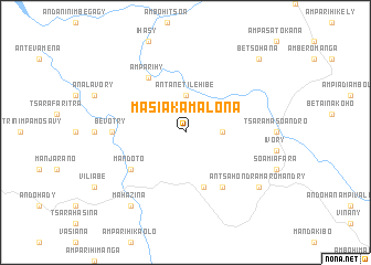 map of Masiakamalona