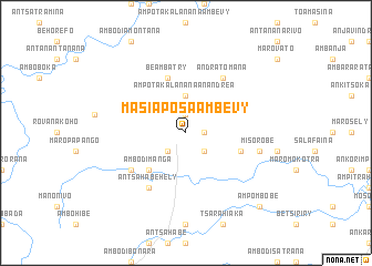 map of Masiaposa-Ambevy