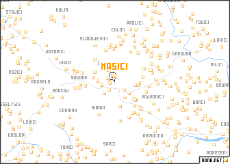 map of Masići