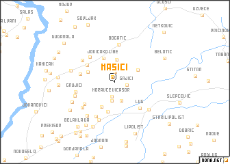 map of Mašići