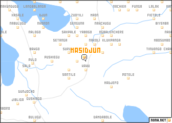 map of Masidjun