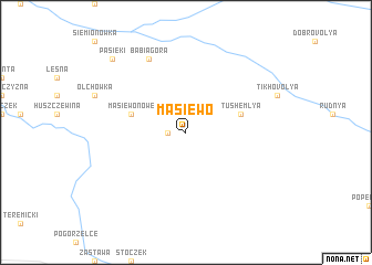 map of Masiewo