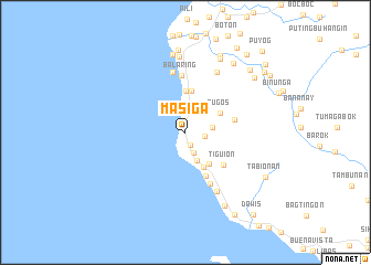 map of Masiga