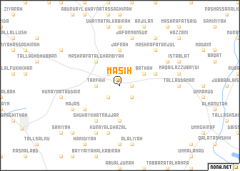 map of Māsiḩ