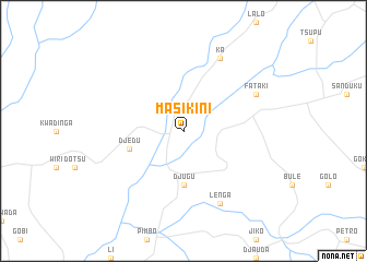 map of Masikini