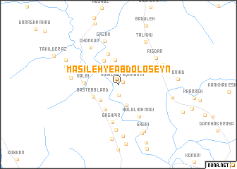 map of Masīleh-ye ‘Abd ol \