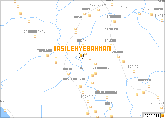 map of Masīleh-ye Bahmanī