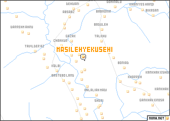 map of Masīleh-ye Kūseh\