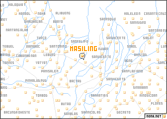 map of Masiling