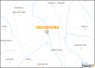 map of Masi-Manimba