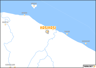 map of Masi-masi