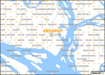 map of Māsimpur